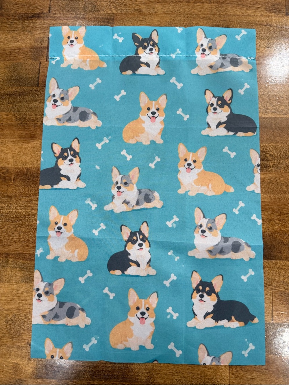 Corgi Garden flag